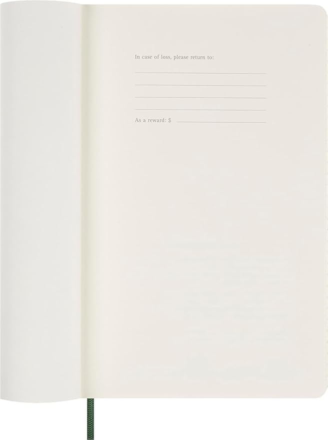 Moleskine Classic 12 Month 2025 Weekly Planner, Soft Cover, Large (5"x8.25"), Myrtl
