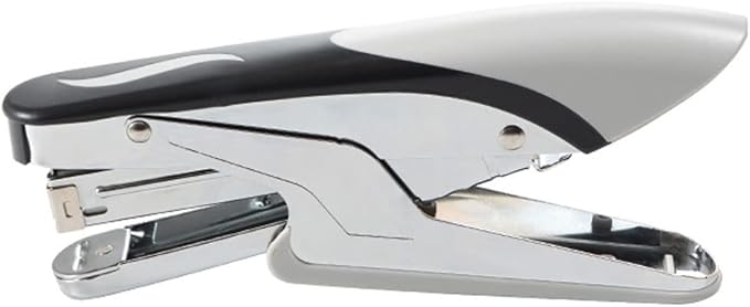 KUYWLMKMZZ Desk Stapler Handheld Desktop Stapler Office Desktop Stapler Has a Capacity of 25 Sheets Easy to Load Ergonomic Stapler Suitable for Office Or Desk School Supplies (Color : A)
