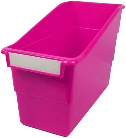 Romanoff Shelf Book File 7 1/2 in. H x 5 1/2 in. W x 11 3/4 in. L Hot Pink