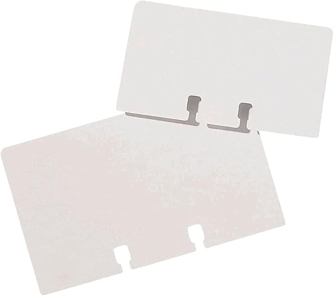 Rolodex Plain Rotary File Cards 2-1/4"x4", White