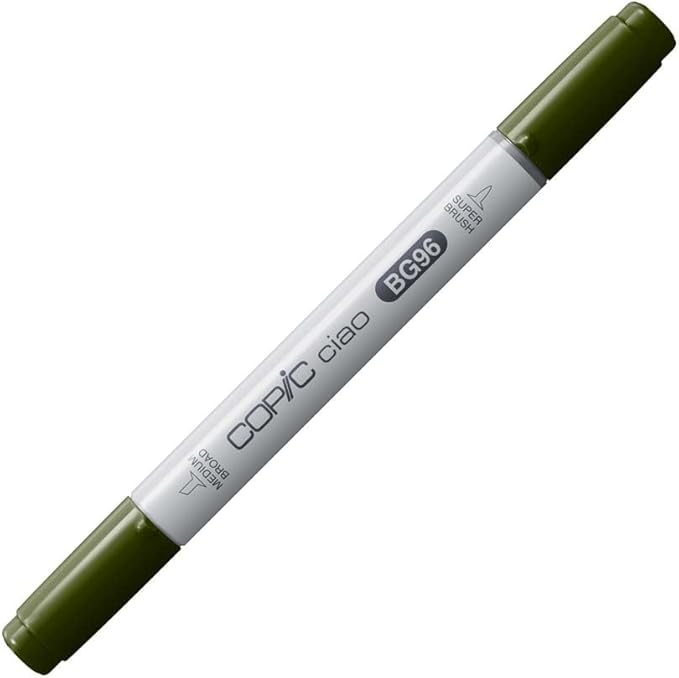 Copic Markers BG96 Ciao with Replaceable Nib, Bush
