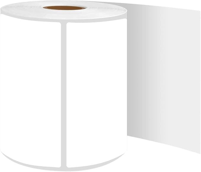 NineLeaf 3 Roll (270 Labels/Roll) Compatible for Brother RD-S02U1 RDS02U1 102mm 4'' x 6'' Standard Address White Paper Labels for RJ-3050 RJ-3150 RJ-4030 RJ-4040 TD-4000 TD-4410D TD-4550DNWB Printers