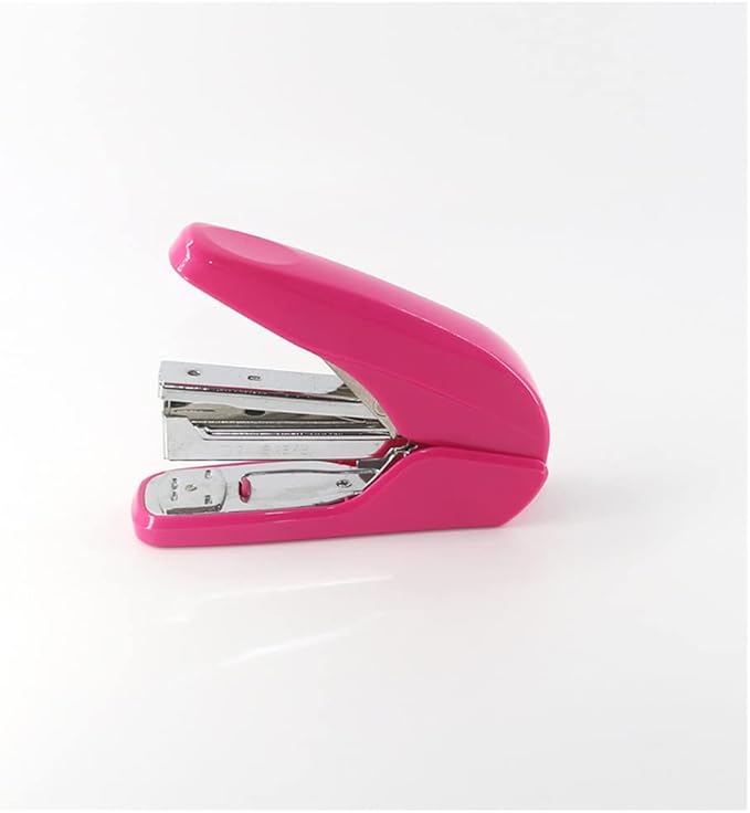 Desk Stapler Mini Stapler Desktop Stapler 20-Page Capacity Stabler Document Binding Desktop Office Student Supplies Staplers for Desk School Supplies (Color : A)