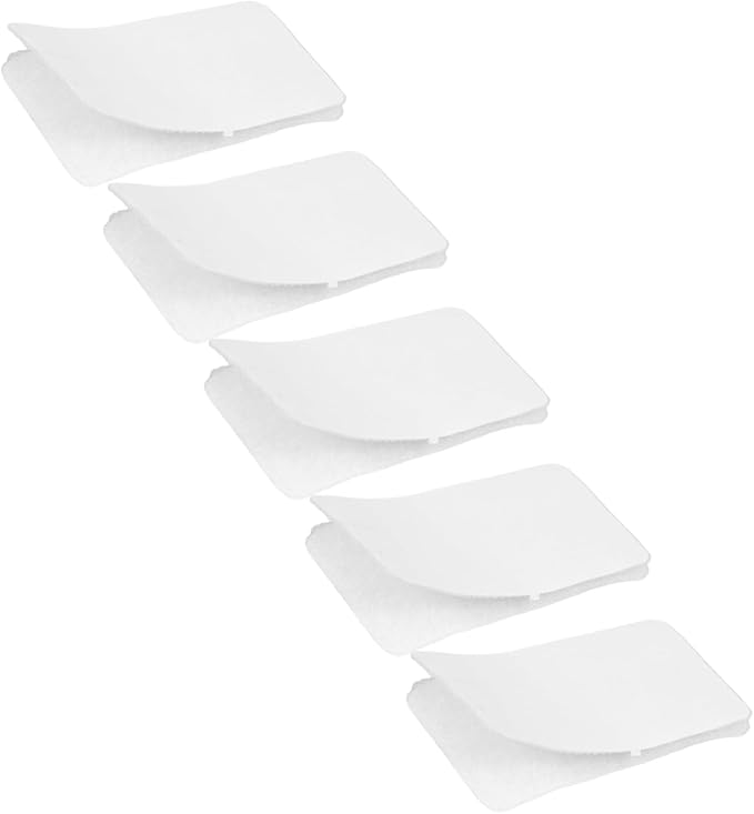 Amosfun Strong Adhesive Hook and Loop Strips for Non-Slip Sofa Cushion Fixing 5PCS Double-Sided Sticky Tape for Carpet and Furniture Household Use Sturdy Plastic Material