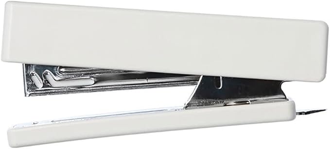 Desk Stapler Office Desktop Stapler Desktop Stapler Suitable for Home Office Or Desk ABS Stapler Portable Stapler Ideal Gift for Teachers White School Supplies (Color : A)