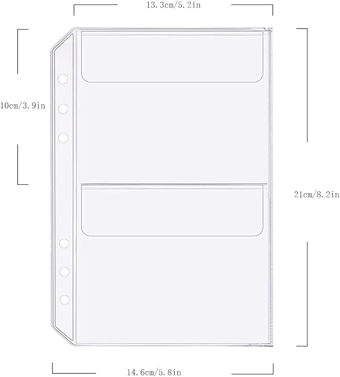 Zelten Refills/Loose Leaves for B5 Cover Ring Binder/Personal Organizer/Planner(B5 26 Holes, Blank 120 Sheets)