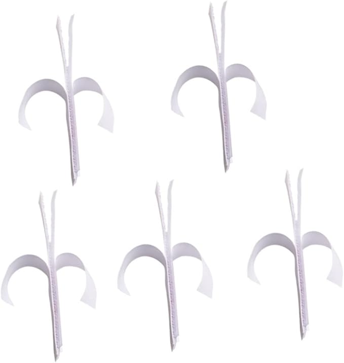 Garneck 5pcs Self-Adhesive Hook and Loop Tape Table Skirt Sticker Pads for Wall Mounting Strong Hold for Smooth Surfaces for Home Office and Classroom Use