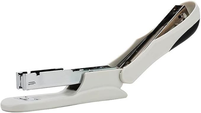 Desk Stapler Office Stapler Portable Stapler Office Desktop Stapler Labor-Saving Easily Can Accommodate 25 Pages of Desktop File Binding White School Supplies (Color : A)