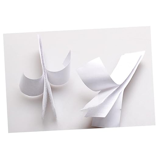 Alipis 5pcs Back Adhesive Mounting Tape for Home Office Hook Loop Gripper Stickers for Rug and Table Skirt Reusable and Removable Strong Hold Smooth Surfaces