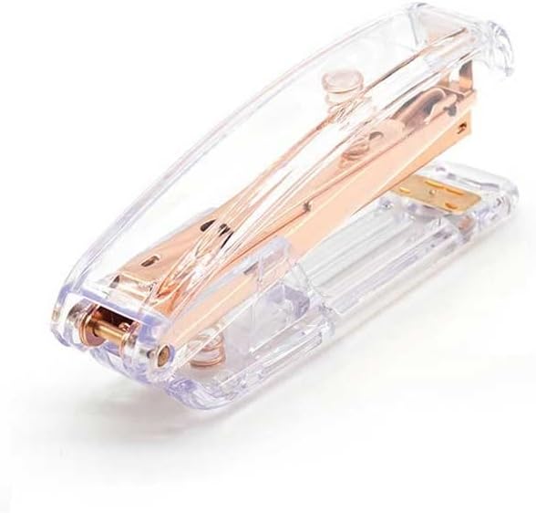 Rose Gold Stapler Metal Manual Stapler 24/6/26/6 Office Accessories School Stationery
