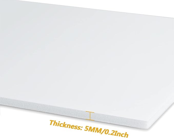 16Pcs 16.5" x 11.75" White Foam Board 3/16" Thickness, A3 White Poster Board Foam Core Backing Board for Projects, White Mat Boards for Art Presentations Crafts Display