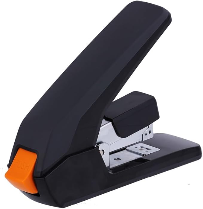 Stapler No-Jam Hand Grip Metal Stapler Save Effort Without Stitching Needle