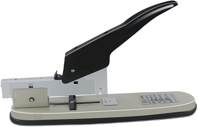 KUYWLMKMZZ Desk Stapler Heavy Duty Stapler Desktop Stapler 100 Pages Capacity Staplers Office Heavy Duty Document Binding Desktop Office Tool School Supplies (Color : A)