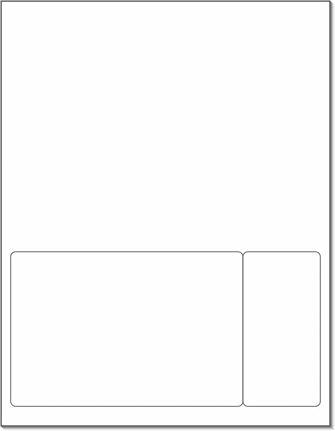 Next Day Labels - Integrated Laser Form with Label Combination (6x4 & 2x4 | on Bottom | Case of 1500)