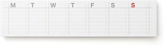 JSTORY Sticky Planner Adhesive Paper Note Columnar Scheduler Organizer to-do One Size Check List
