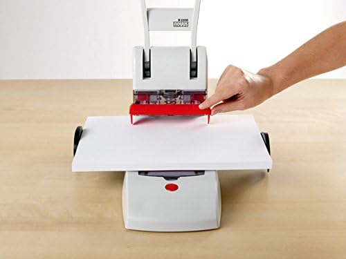 Novus B 2200 200 Sheet Capacity Block Punch and Heavy Duty Hole Punch - Light Grey