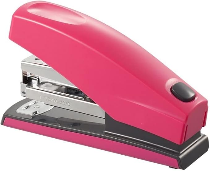 Desk Stapler Labor-Saving Office Stapler Handheld Stapler Office Supplies 25 Page Capacity Stapler Suitable for Office Or Desk with 3 Color Options School Supplies (Color : A)