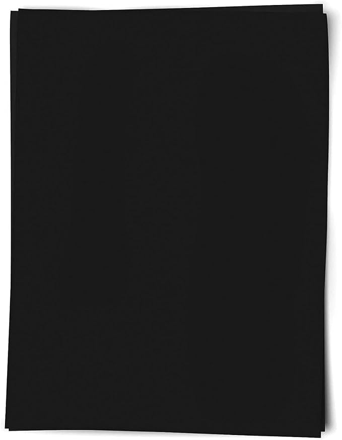 Black Poster Board, Premium 2-Sided 22x28 Poster Board for School Projects, Arts & Crafts, Water & Fade Resistant Posterboard for Signs & Presentations, Large Poster Board 22x28”, 24 Count
