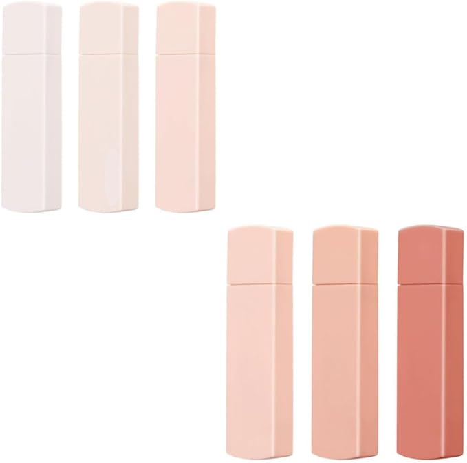 SagaSave 6 Pcs Correction Tapes Quick Dry Tear Resistant Shaped Applicator Instant Corrections Correct Wrong Writing for Office Home(Pink)