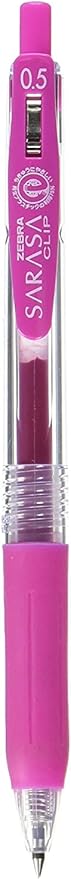 Zebra Sarasa Clip Pen 0.5 mm, Magenta (JJ15-MZ)