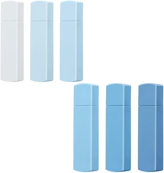 SagaSave 6 Pcs Correction Tapes Quick Dry Tear Resistant Shaped Applicator Instant Corrections Correct Wrong Writing for Office Home(Blue)