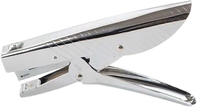 Desk Stapler Handheld Stapler Labor-Saving Office Supplies Stapler Portable Metal Stationery 20 Pages Capacity Classroom Or Desktop Accessories School Supplies (Color : A)