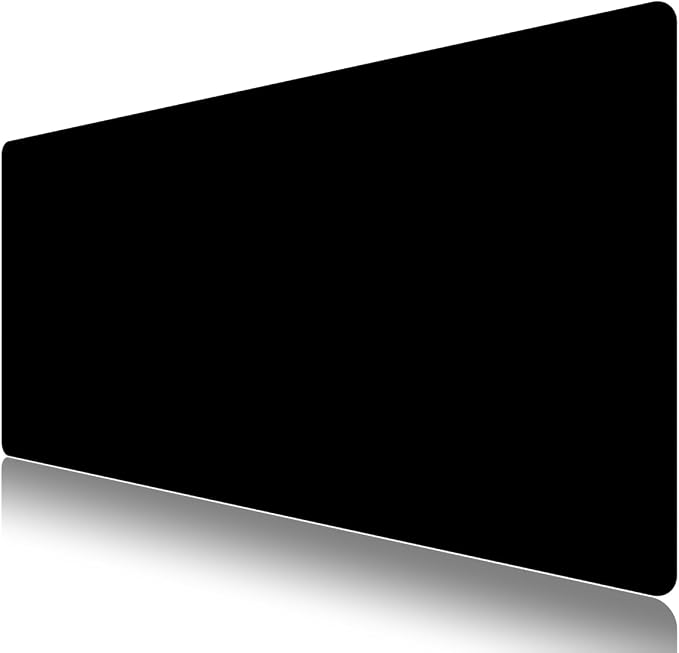 YQE Huge Mouse Pad 3XL: 47.2 x 22.8'' Oversized Extended Desk Mat XXXL, Extra Large Big Gaming Mousepad for Full Desktop, Giant Mouse Pads Computer Desk Pad Thick | Black | Stitched Edge | Waterproof