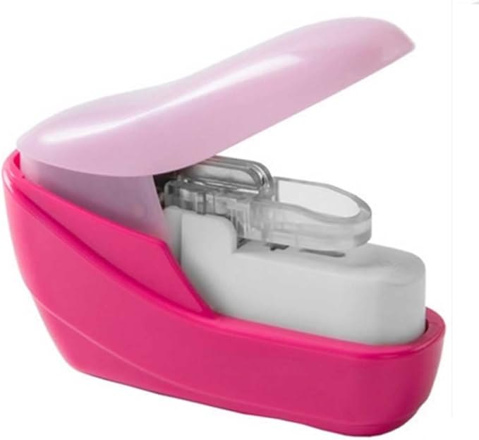 Stapler Office Needle-Free and Nail-Free Student Supplies Book Ordering Hand-held Mini(D)