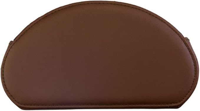 Remote Control Holder Organizer Table Desk Leather Control Storage TV Remote Control Organizer with 5 Spacious Compartments (Dark Brown with Beige Lining)