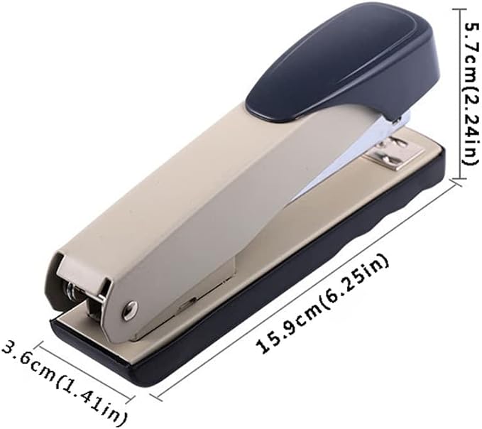 KUYWLMKMZZ Desk Stapler Office Stapler Light Thick Layer Stapler 50 Pages Capacity Learning Office Supplies Suitable for Office Document Binding and Finishing School Supplies (Color : A)