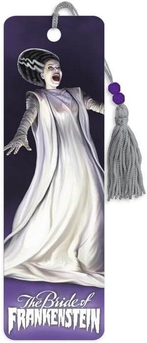 Horror Themed Bookmarks - Scary Bookmarks for Adults Bundle Includes 6 Monster Movie Book Marks | Horror Movie Gifts