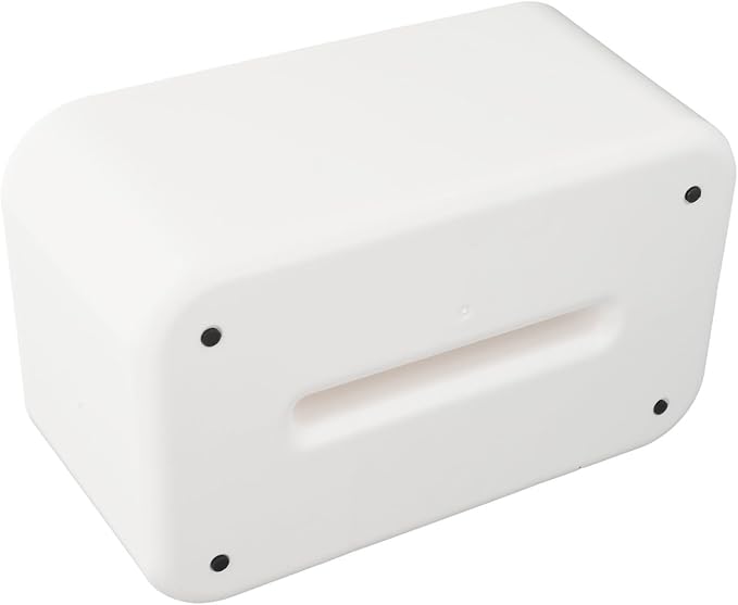 Stackable Plastic Storage Bins with Removable Divider, Portable Organizer Basket with Handle for Office Desktop Supplies and Cosmetics,(White)