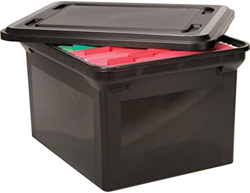 AVT34052 - Advantus File Tote Storage Box w/Lid