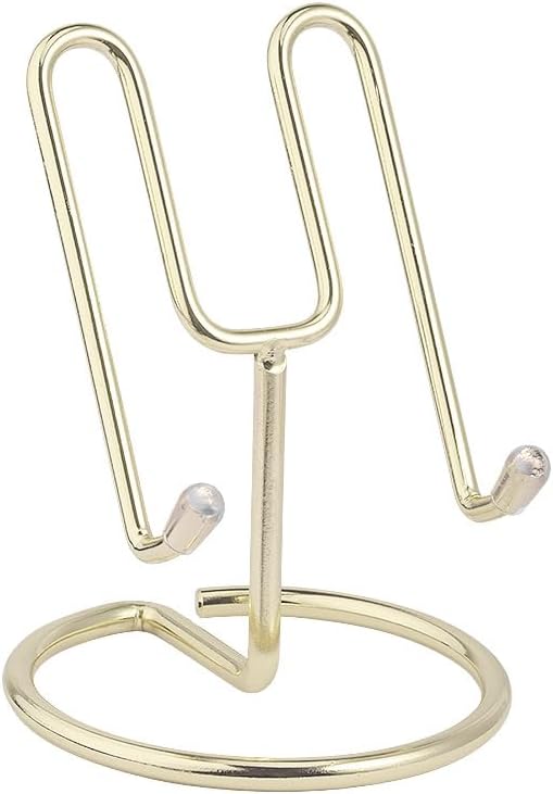 Gold Business Card Holder | Multipurpose Gold Phone Stand & Stainless Steel Business Card Holder for Women | Metal Business Card Organizer for Desk Office Reception