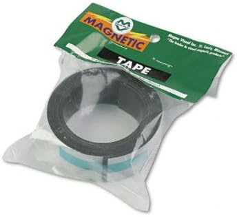 Magnetic/Adhesive Tape, 1" x 4-ft Roll [Set of 2]