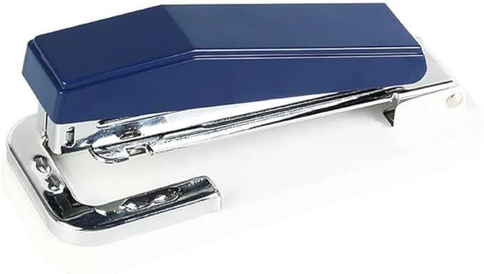 KUYWLMKMZZ Desk Stapler Rotatable Stapler Desktop Stapler Document Corrector Practical Office Tool Suitable for Office Document Binding and Finishing School Supplies (Color : A)