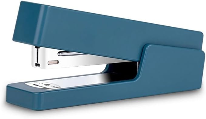 KUYWLMKMZZ Desk Stapler Desktop Stapler for Home Office Supplies Classroom Or Desktop Accessories 20-Sheet Capacity Portable and Durable Office Stapler School Supplies (Color : A)