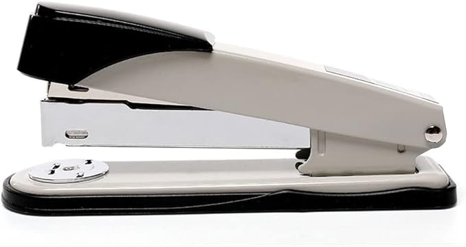 Desk Stapler Labor-Saving Stapler Metal Stapler Multifunctional Bottom-Spin Stapler 50-Page Capacity Desktop Suitable for Office Document Binding School Supplies (Color : A)