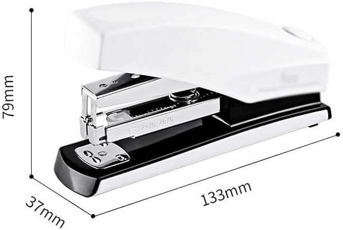Stationery Stapler -Click Design Student Stapler Sturdy and Stationery Stapler, Suitable for School Office(OneColor)
