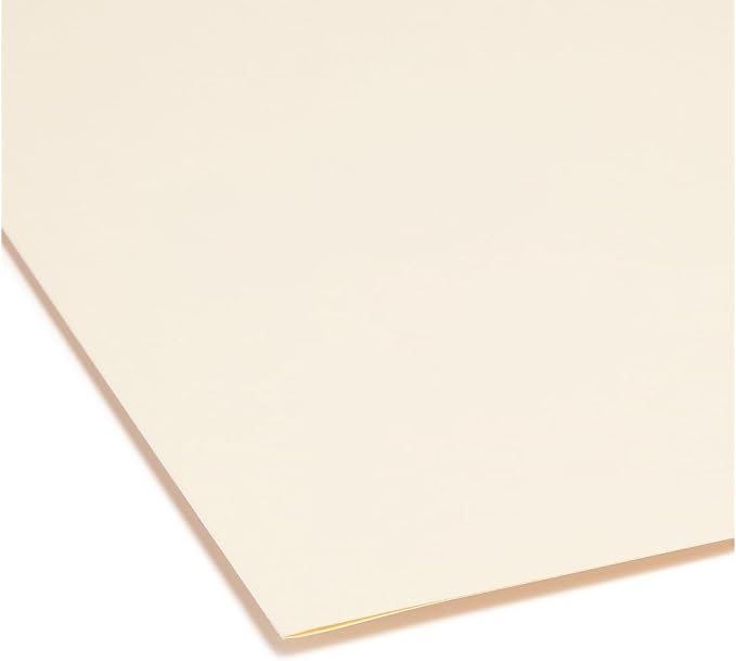 Smead Indexed File Folders, 1/5-Cut Tab, Assorted Positions, Indexed, Letter Size, Manila (A-Z)