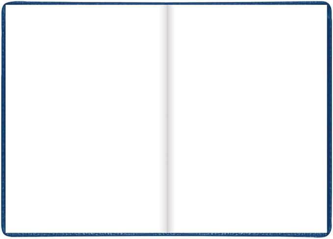 Letts of London® 2026 Milano Weekly/Monthly Planner, 12 Months, January to December, A5 Size, 8.25" x 5.875", Sewn Binding, Textured Cover, Multilingual, Blue (C080570-26)