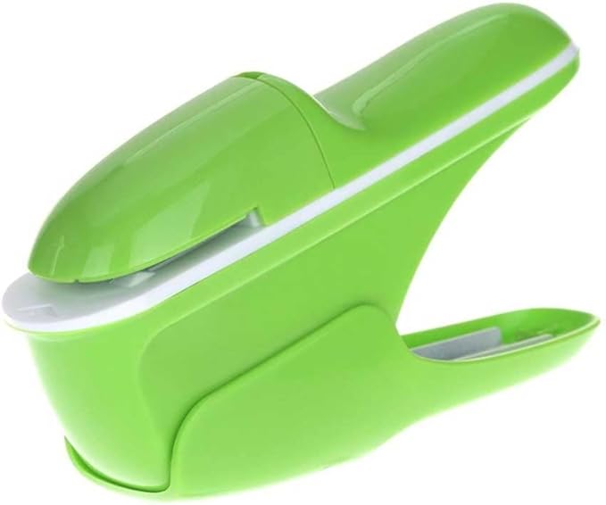 Hand-held Mini Safety Stapler Without Staples, 7 Sheets of Paper Binding Without Staples, College Office(E)