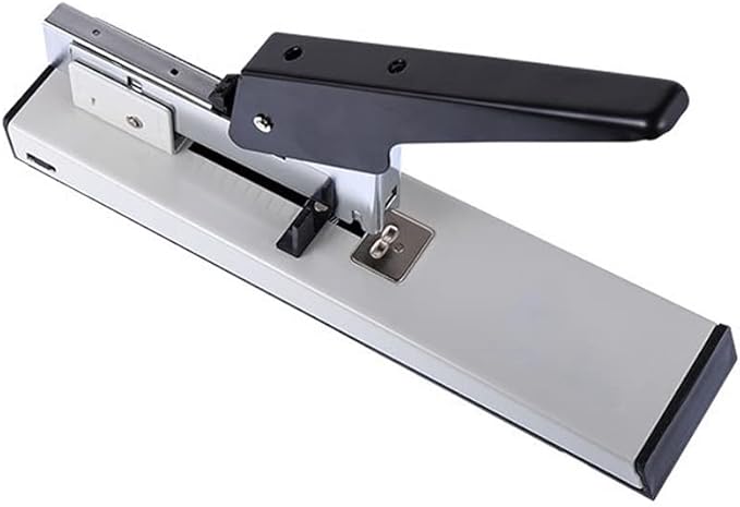 KUYWLMKMZZ Desk Stapler Staplers Office Heavy Duty 100 Page Capacity Metal Heavy Duty Stapler Suitable for Office Learning Desktop File Sorting and Binding School Supplies (Color : A)
