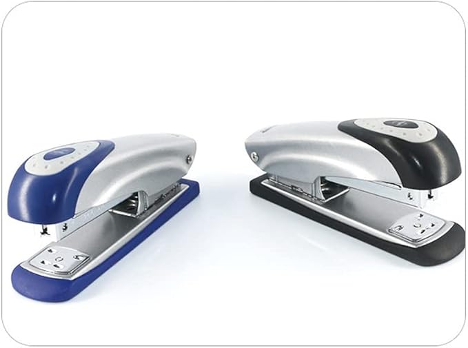 Desk Stapler Standard Stapler Document Binding Stabler Desktop Stapler Labor-Saving Office Student Supplies Staplers for Desk 25 Page Capacity School Supplies (Color : A)
