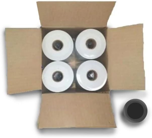 White Labels for Monarch Paxar 1131 One-Line Price Gun, 4 Sleeves, 32 Rolls Pricemarking with 4 Ink Rolls