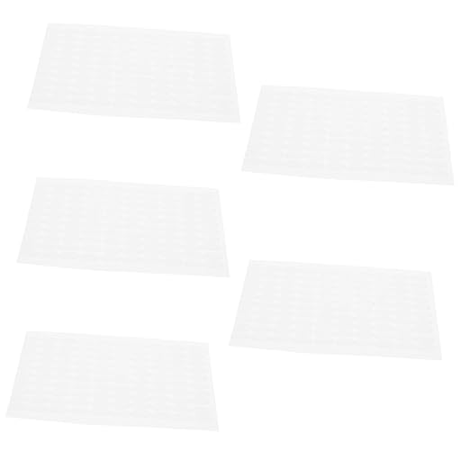 HEALLILY 1000pcs Double-Sided Gel Adhesive Tack for Wall Mounting Removable Sticky Dots for Crafts Museum Displays and Home Decor