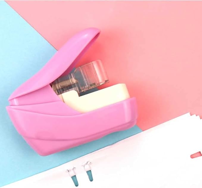 Staple-Free Stapler Office Student Stationery Paper Document Binding Machine Binding Tool Supplies(E)