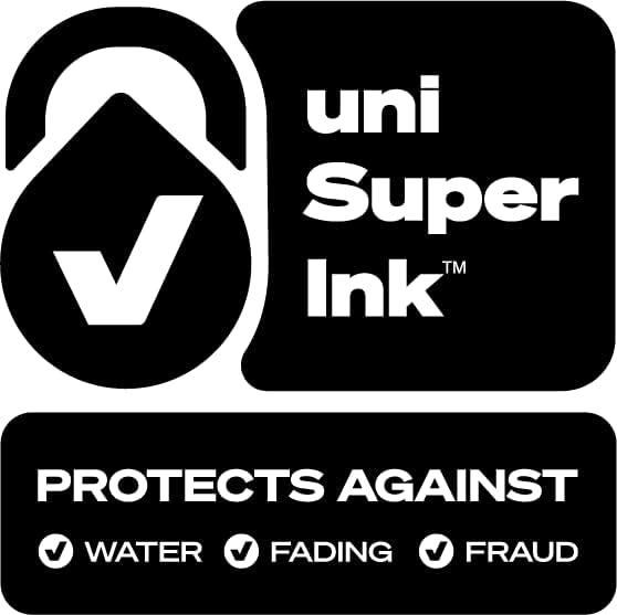 uniball Gel Grip Gel Pens, Medium Point (0.7mm), Blue, 12 Pack