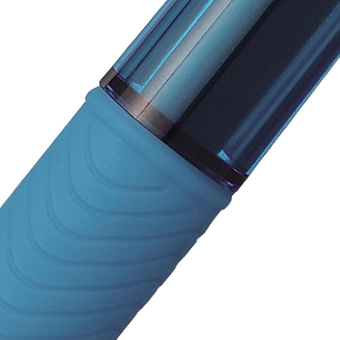 Pentel EnerGel-X Retractable Liquid Gel Pen (0.7mm) Metal Tip, Sky Blue Ink, Box of 12 (BL107-S)
