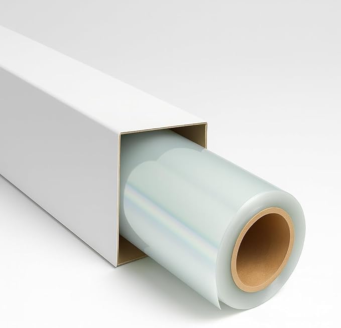 Clear Dry Erase Film, Large, 50" Wide, Peel & Stick Surface, 3 mil, Whiteboard Resurfacing, Walls and Furniture, Anti-Graffiti & Smooth Finish, Dry & Wet Erase, Strata Films (12' Long Cut)